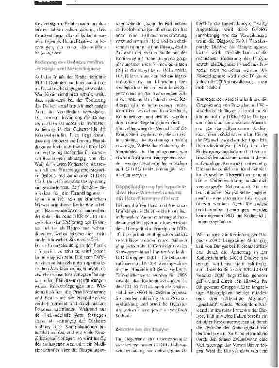 Vorschauseite 1: Vorstellung und Bewertung der Deutschen KodierrichtlinienWesentliche Änderungen - DRG-Dokumentation 2005