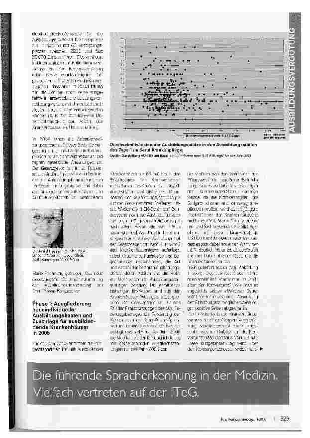 Vorschauseite 2: Wer bezahlt das Lehrgeld?Finanzierung der Ausbildungsstätten nach dem 2. Fallpauschalenänderungsgesetz