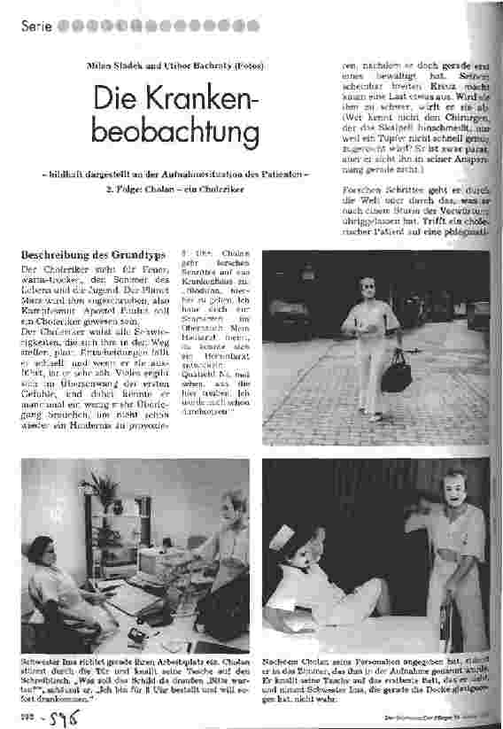 Vorschauseite 1: Die Krankenbeobachtung 2. Folge: Cholan - ein Choleriker
