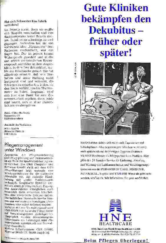 Vorschauseite 4: Die Krankenbeobachtung 2. Folge: Cholan - ein Choleriker