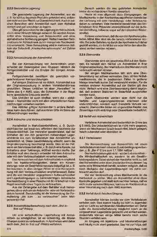 Vorschauseite 4: Umgang mit Arzneimitteln auf der Station