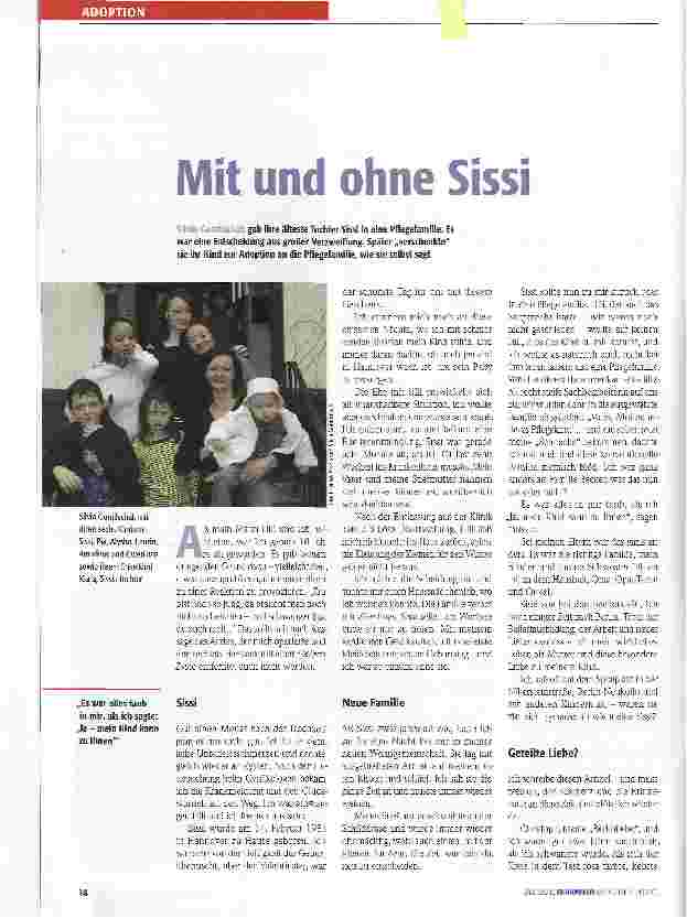 Vorschauseite 1: Mit und ohne Sissi