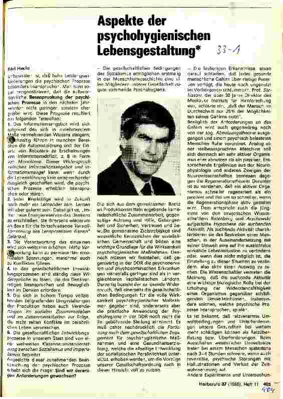 Vorschauseite 1: Aspekte der psychohygienischen Lebensgestaltung
