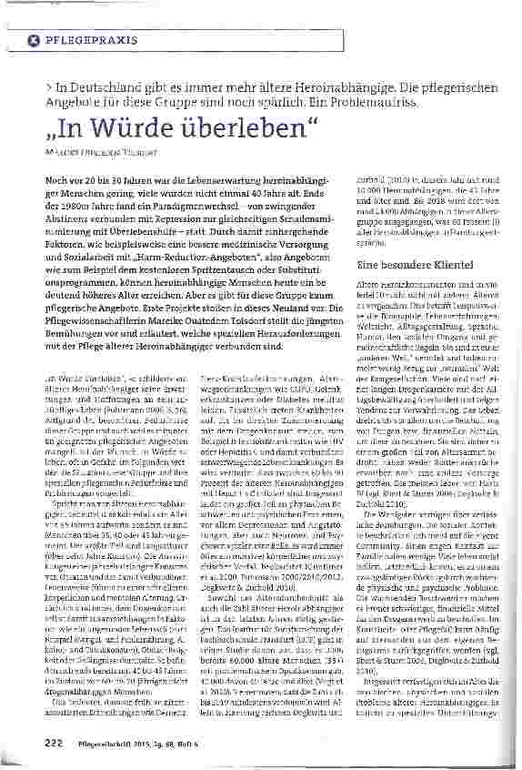 Vorschauseite 1: In Würde überleben