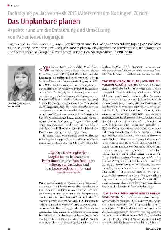 Vorschauseite 1: Das Unplanbare planen
