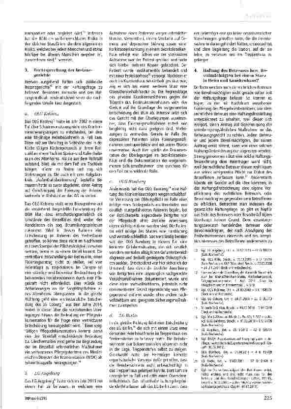 Vorschauseite 2: Aus Angst vor der eigenen Haftung lieber fixieren?