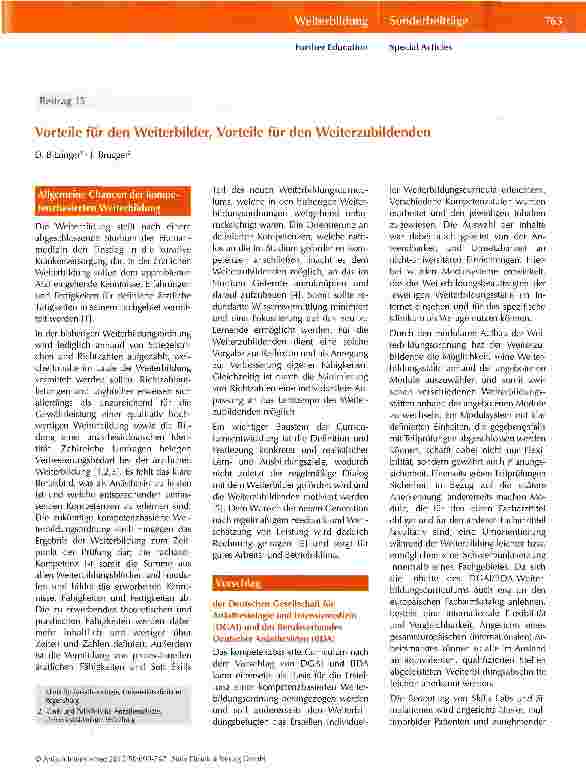 Vorschauseite 1: Vorteile für den Weiterbilder, Vorteile für den Weiterzubildenden