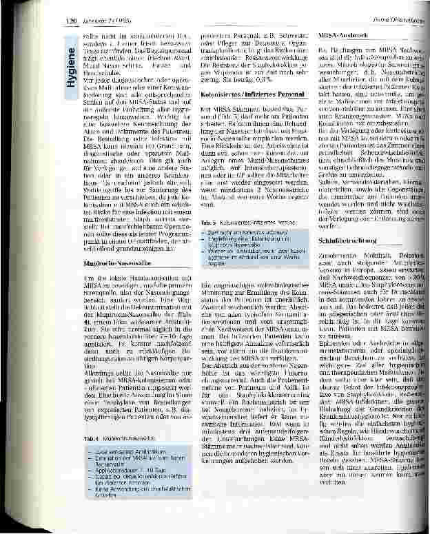 Vorschauseite 4: Schutzmaßnahmen bei multiresistentem Staphylococcus aureus