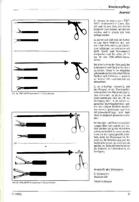 Vorschauseite 4: Was ist bei der Handhabung und Pflege der Geräte und Instrumente für die minimal invasive Chriurgie zu berüchsichtigen?