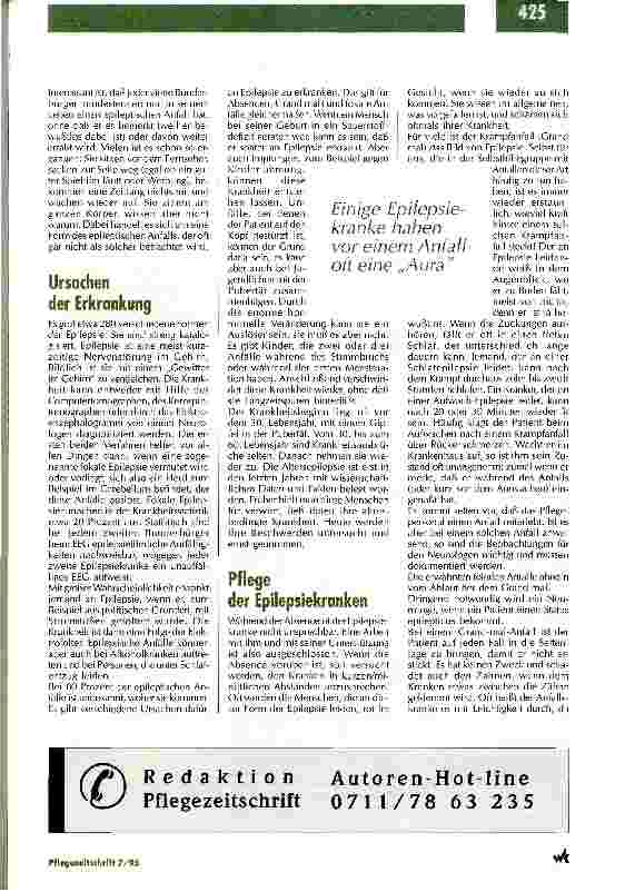 Vorschauseite 3: Patienten mit Epilepsie im Krankenhaus Eine unsichtbare Krankheit