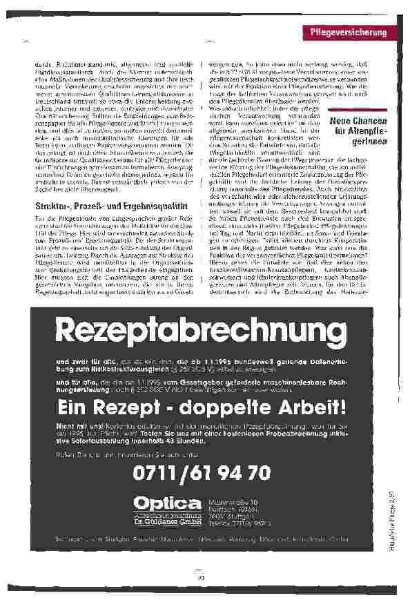 Vorschauseite 3: Die Zivilisation des Pflegemarktes?
