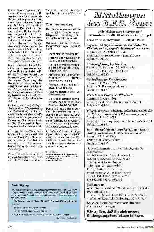 Vorschauseite 3: Hautkontaktmethode, Stillen, Pflege - Erfahrungsbericht einer Betreuungsschwester