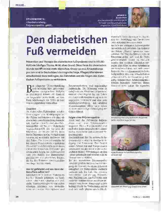 Vorschauseite 1: Den diabetischen Fuß vermeiden
