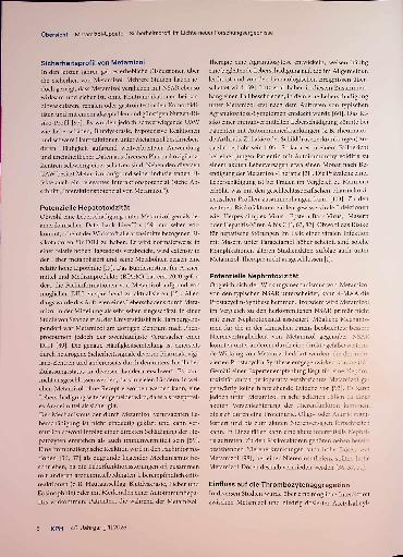 Vorschauseite 4: Metamizol-Update: Sicherheitsprofil im Licht neuer Forschungsergebnisse