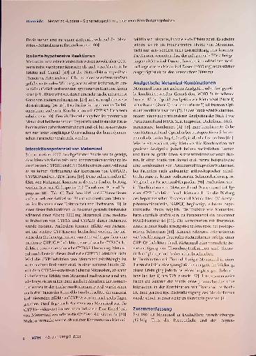 Vorschauseite 6: Metamizol-Update: Sicherheitsprofil im Licht neuer Forschungsergebnisse