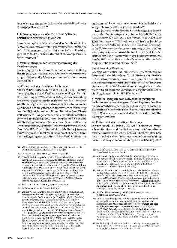 Vorschauseite 5: Korrekturbedarf im Wahlrecht der Schwerbehindertenvertretung