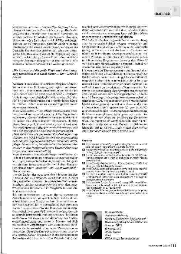 Vorschauseite 3: Ethik in der Medizintechnik Teil 5