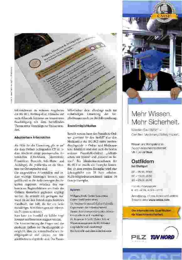 Vorschauseite 2: Gerüstet für den Notfall