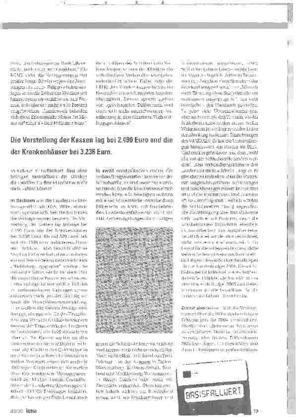 Vorschauseite 2: Verhandlungsstau