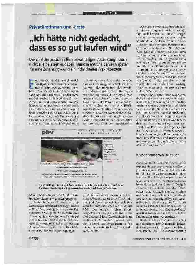 Vorschauseite 1: Ich hätte nicht gedacht, dass es so gut laufen wird