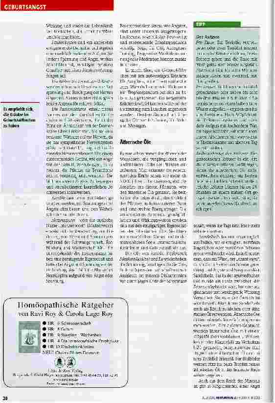 Vorschauseite 3: Mit der Natur gegen die Angst