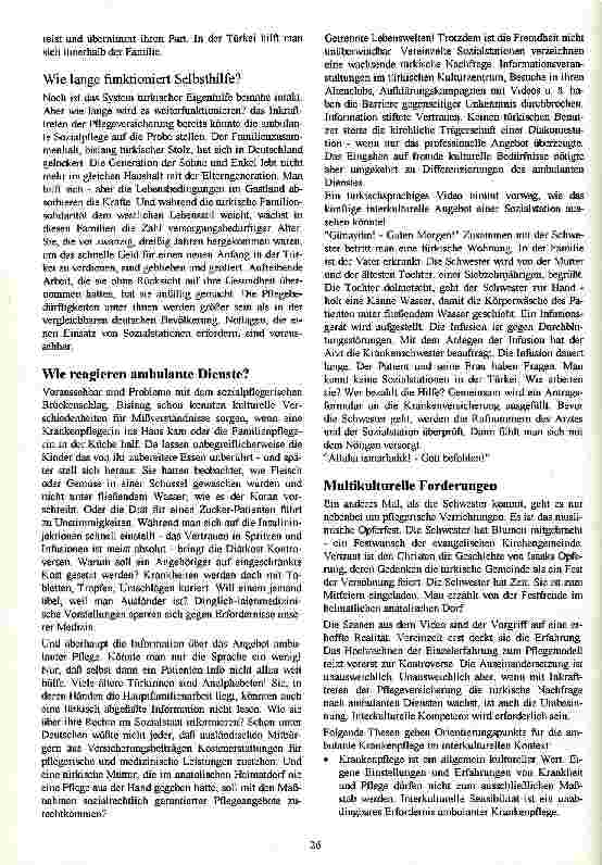 Vorschauseite 2: Christliche Gemeindepflege bei türkischen Patienten
