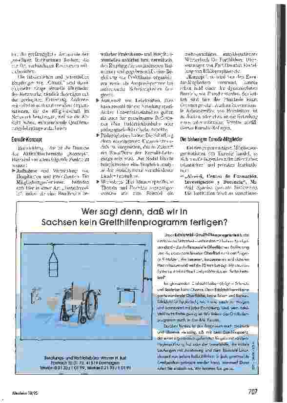 Vorschauseite 6: Heimleiter erhalten Rückenwind aus Brüssel