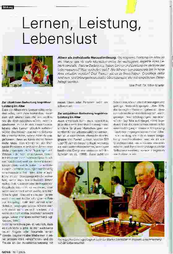 Vorschauseite 1: Lernen, Leistung, Lebenslust