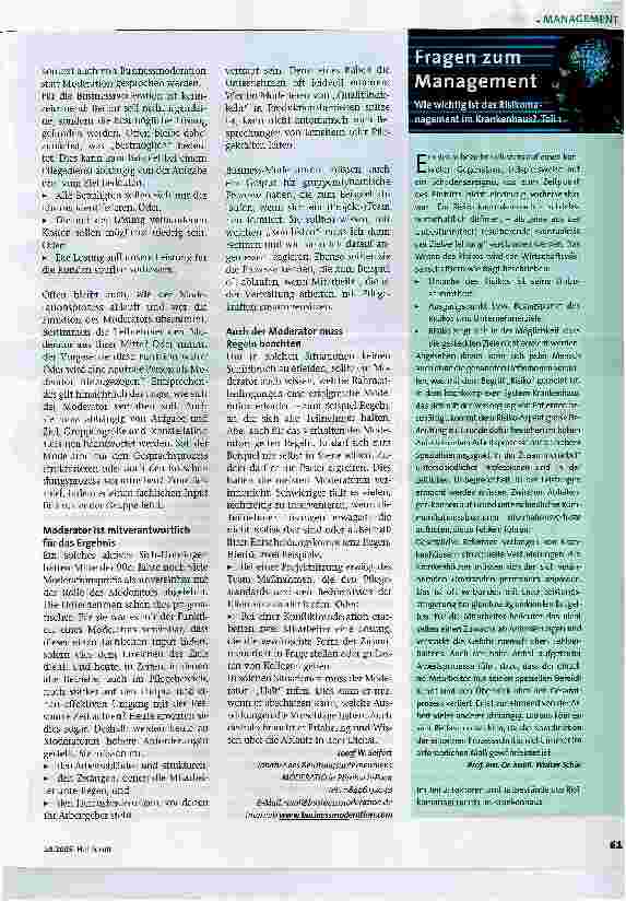 Vorschauseite 2: Business-Moderation in Teambesprechungen