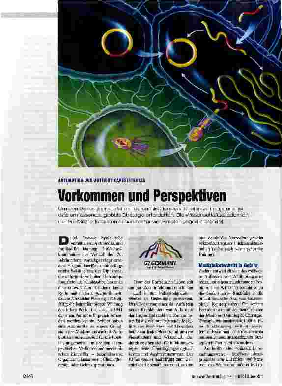 Vorschauseite 1: Vorkommen und Perspektiven