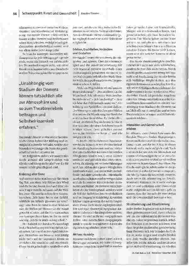 Vorschauseite 2: Demenz spielt keine Rolle