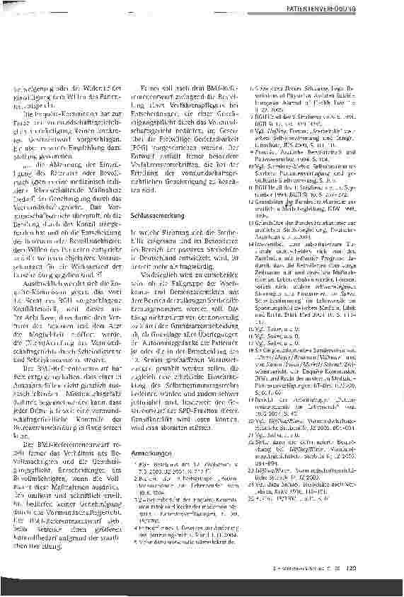 Vorschauseite 4: Die neuesten Rechtsentwicklungen zum Thema Sterbehilfe und Patientenverfiigung