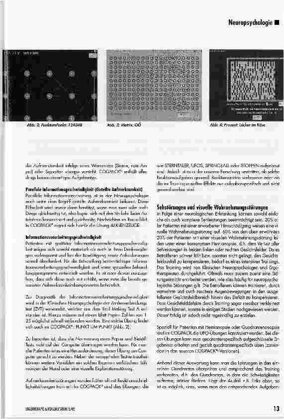 Vorschauseite 2: Die Anwendung von COGPACK® in der Klinischen Neuropsychologie