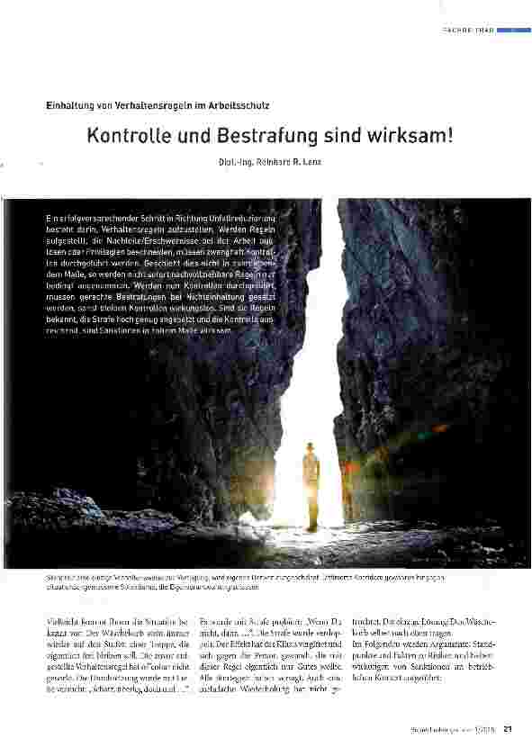 Vorschauseite 1: Kontrolle und Bestrafung sind wirksam!