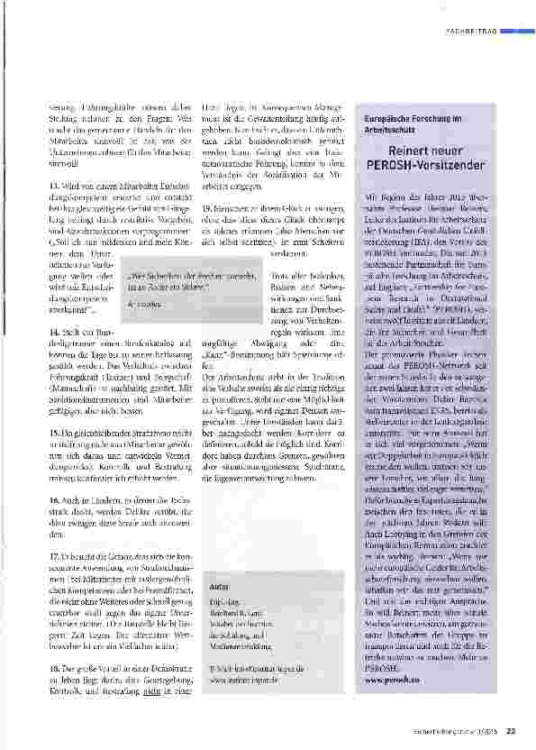 Vorschauseite 3: Kontrolle und Bestrafung sind wirksam!