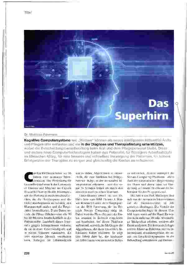 Vorschauseite 1: Das Superhirn