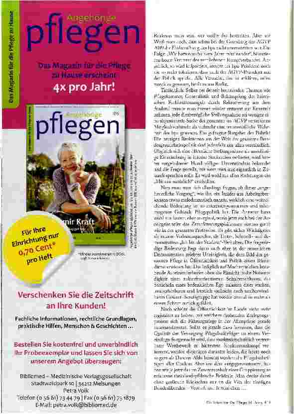 Vorschauseite 2: DIE BRÖCKELNDE FRONT