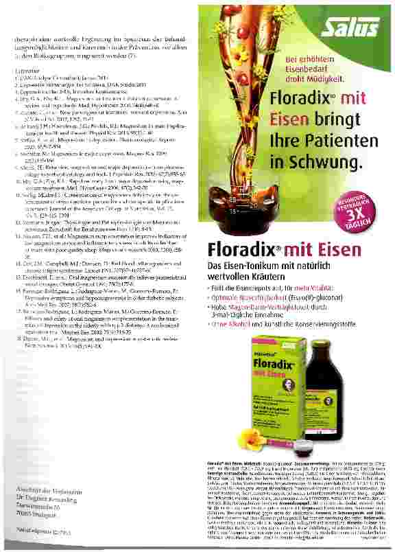 Vorschauseite 4: Magnesium Global Player in der Pathophysiologie von Depressionen?