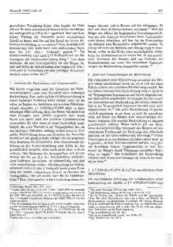 Vorschauseite 4: Der maßgebliche Zeitpunkt für Gebühren im arzneimittelrechtlichen Zulassungsverfahren