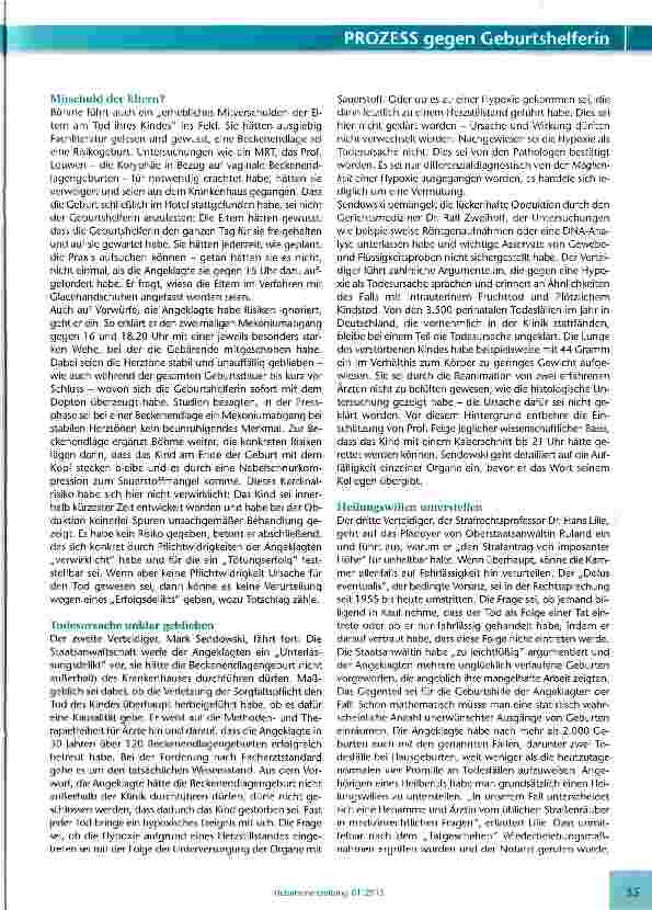 Vorschauseite 6: Urteil: „Schuldig des Totschlags