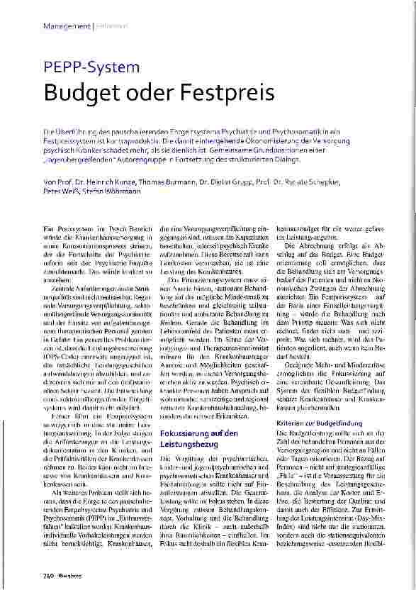 Vorschauseite 1: Budget oder Festpreis