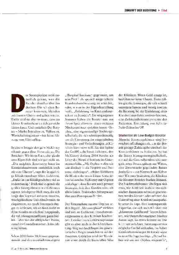 Vorschauseite 2: Spezialisiert, günstig, erfahren
