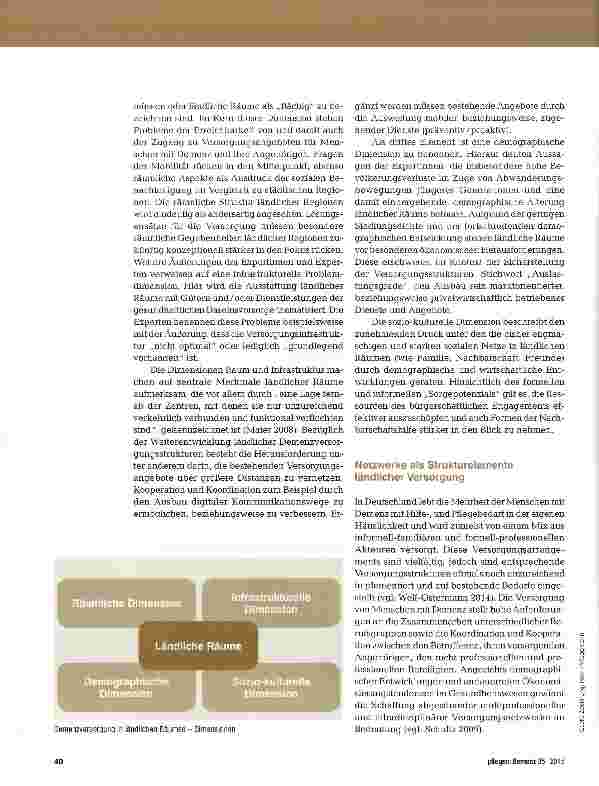 Vorschauseite 3: Demenz in ländlichen Räumen