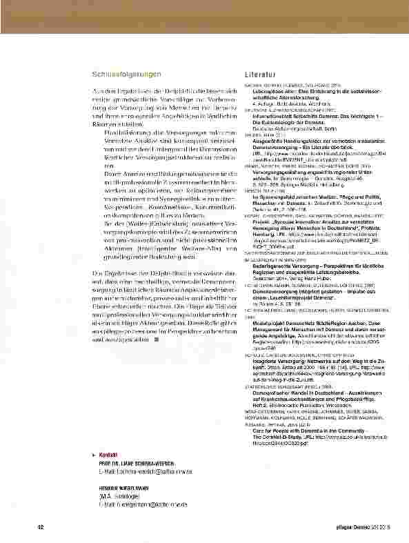Vorschauseite 5: Demenz in ländlichen Räumen