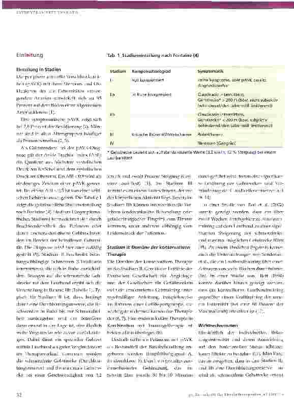 Vorschauseite 2: Mechanische Ganzkörperschwingung als sensomotorisches Training bei peripherer arterieller Verschlusskrankheit (pAVK)