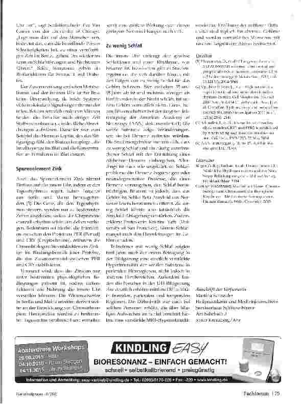 Vorschauseite 2: Die innere Uhr