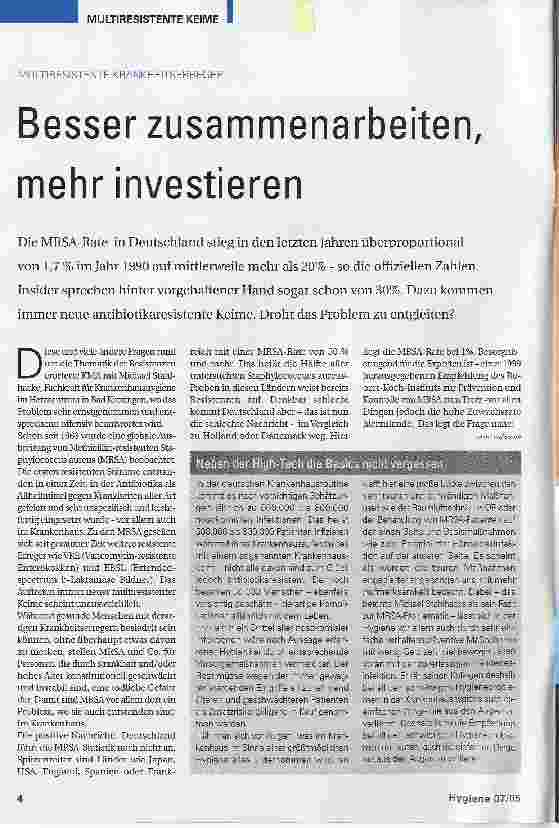 Vorschauseite 1: Besser zusammenarbeiten, mehr investieren