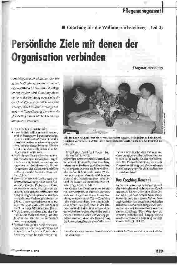 Vorschauseite 1: Persönliche Ziele mit denen der Organisation verbinden