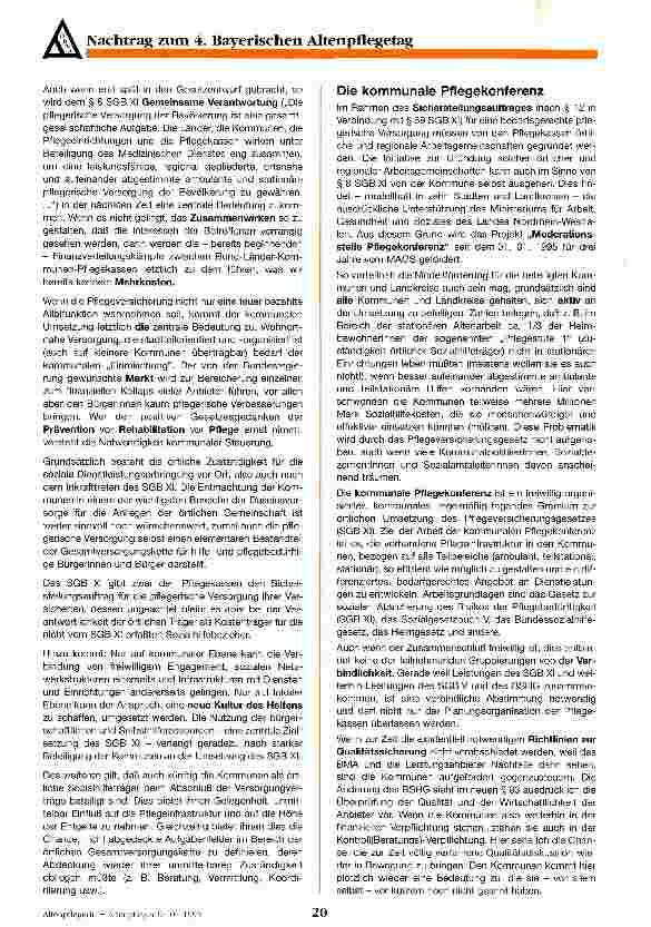 Vorschauseite 2: Qualitätssicherung aus kommunaler Sicht Die Pflegekonferenz