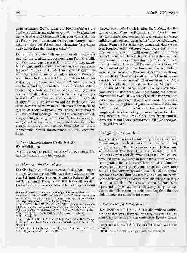 Vorschauseite 4: Die Aufklärung des Patienten vor der Arzneitherapie durch Arzt und pharmazeutischen Unternehmer
